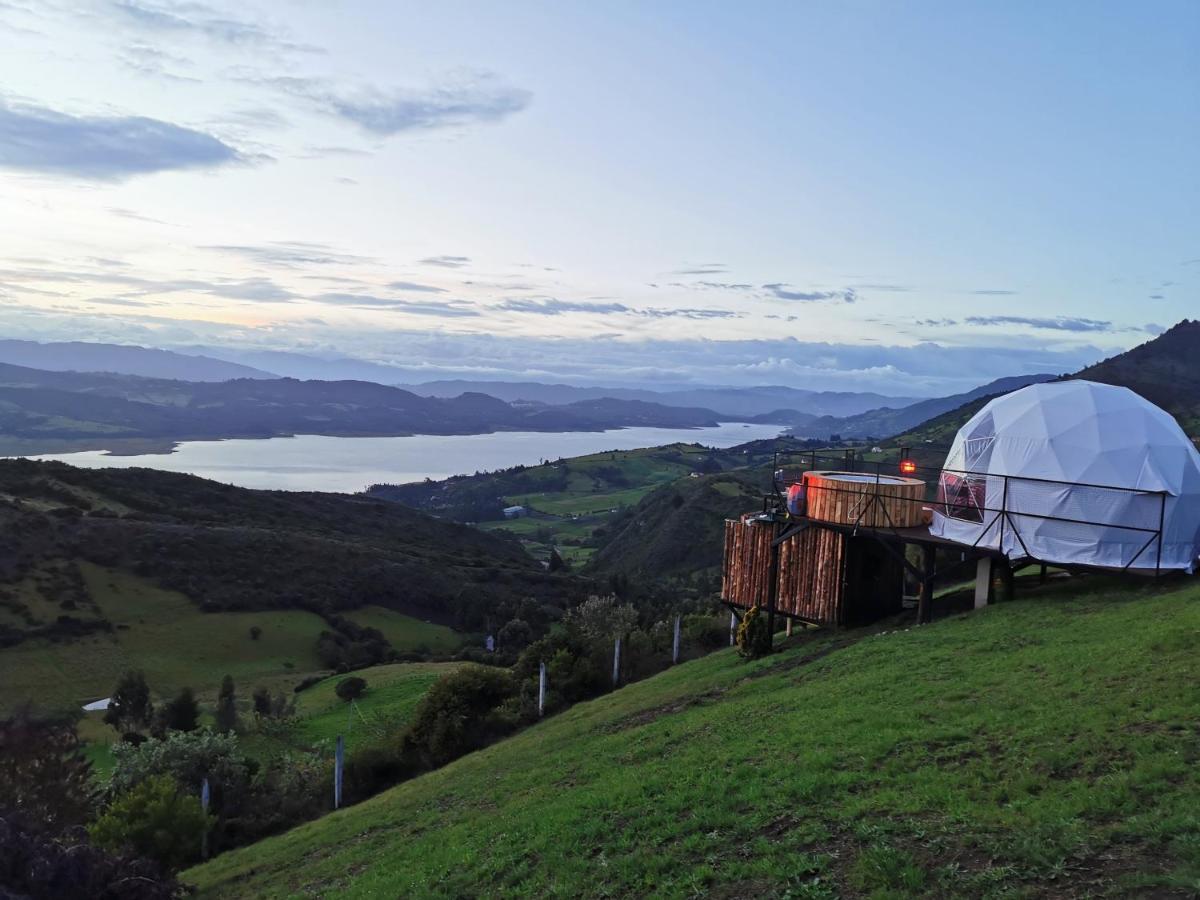 Glamping Guatavita Hills Hotell Eksteriør bilde