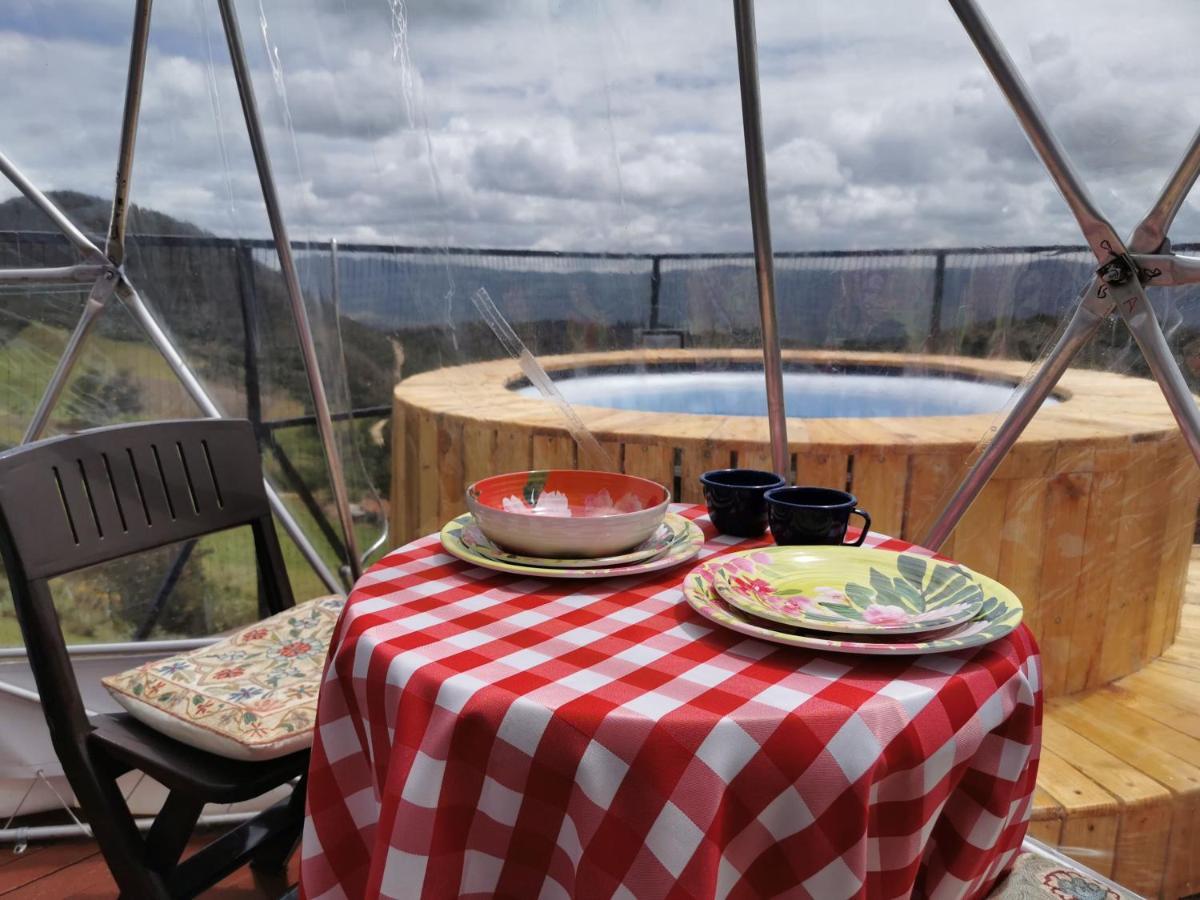 Glamping Guatavita Hills Hotell Eksteriør bilde