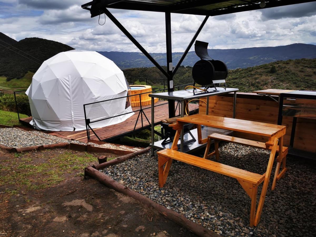 Glamping Guatavita Hills Hotell Eksteriør bilde