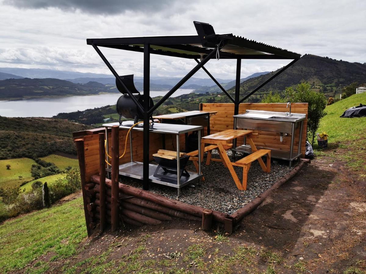 Glamping Guatavita Hills Hotell Eksteriør bilde