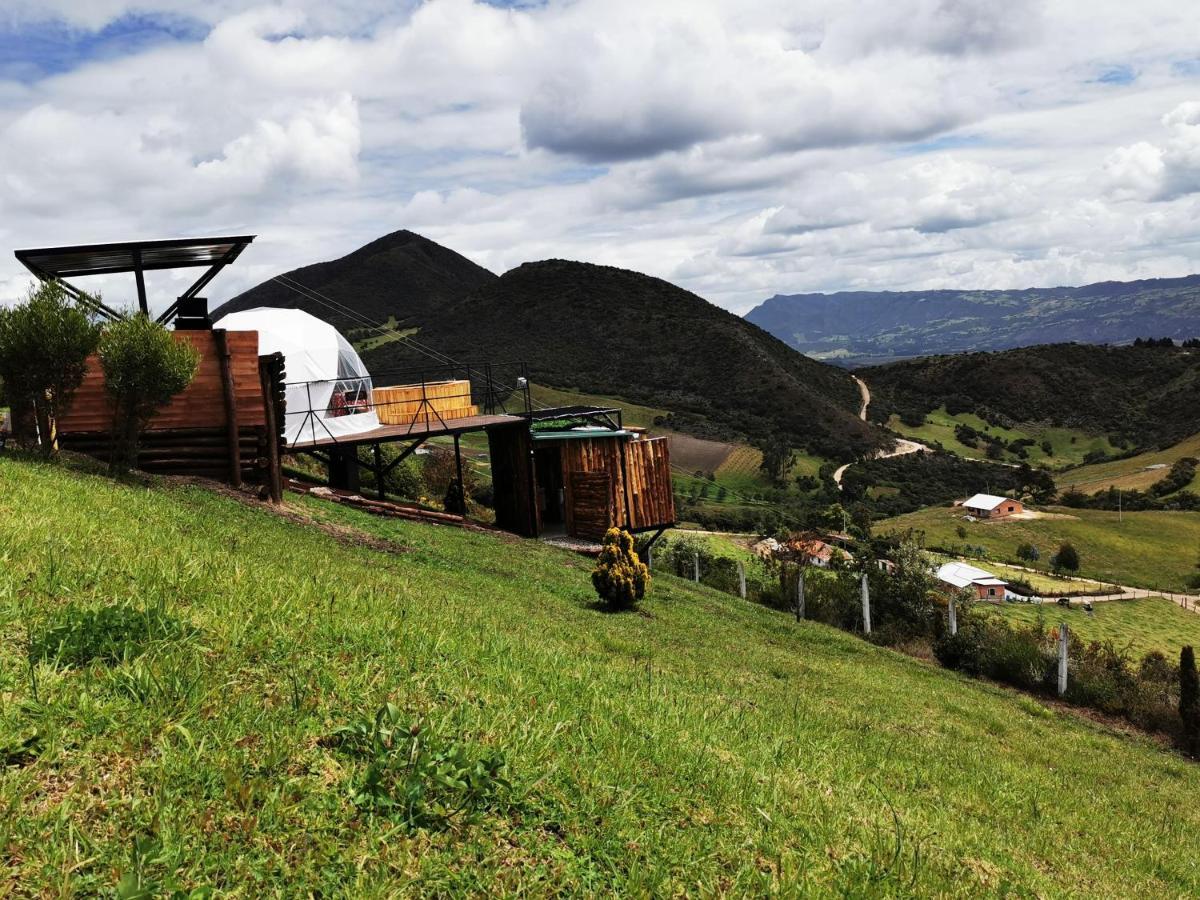 Glamping Guatavita Hills Hotell Eksteriør bilde