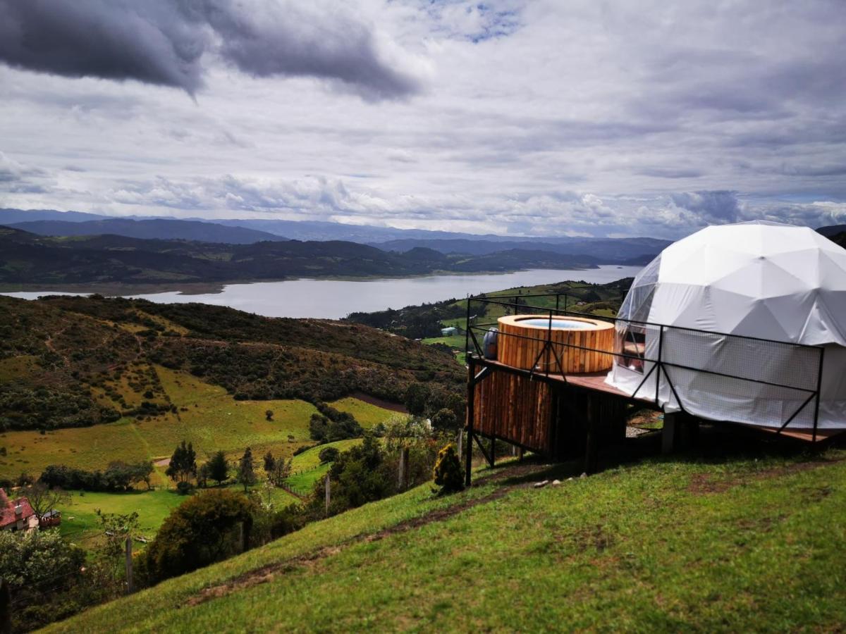 Glamping Guatavita Hills Hotell Eksteriør bilde