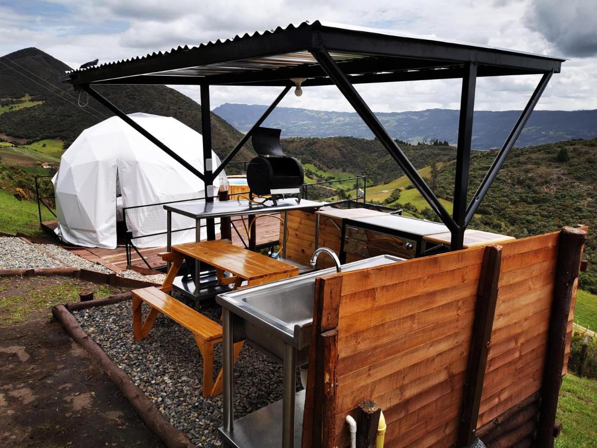 Glamping Guatavita Hills Hotell Eksteriør bilde